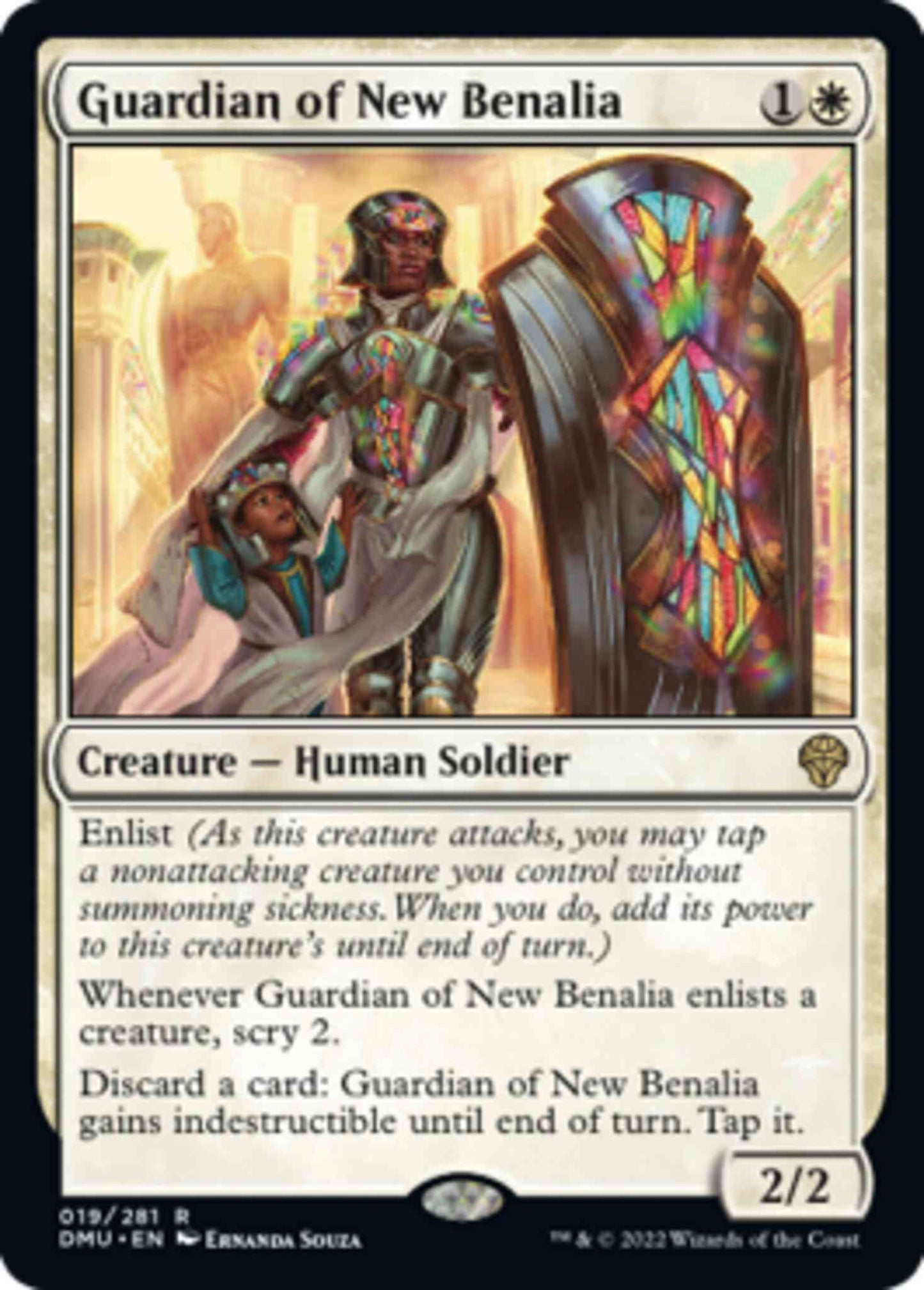 Guardian of New Benalia [19] [Dominaria United] [Non-Foil]