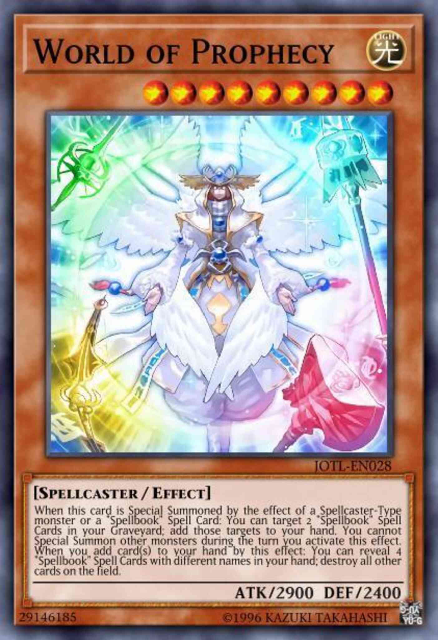World of Prophecy - JOTL-EN028 - Secret Rare - 1st Edition
