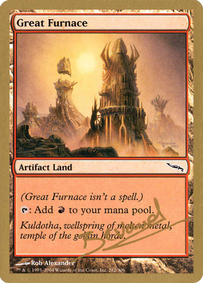 Great Furnace [mb282] [Manuel Bevand] [World Championship Decks 2004] [Non-Foil]