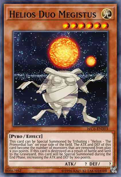 Helios Duo Megistus - WC6-EN003 - Super Rare - Limited