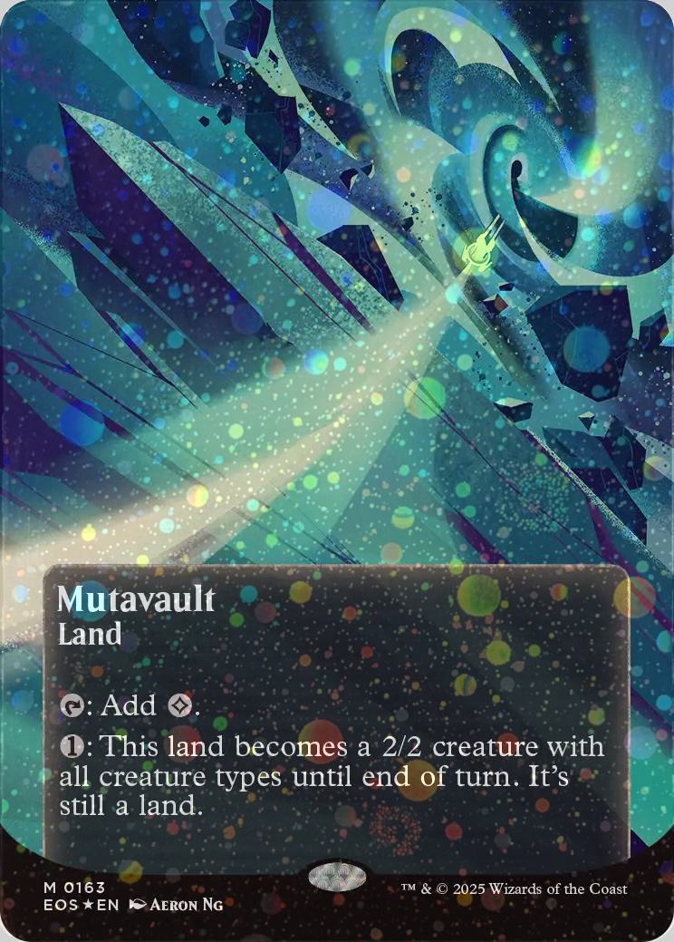 Mutavault [163] [Borderless] [Poster] [Edge of Eternities: Stellar Sights] [Galaxy Foil]