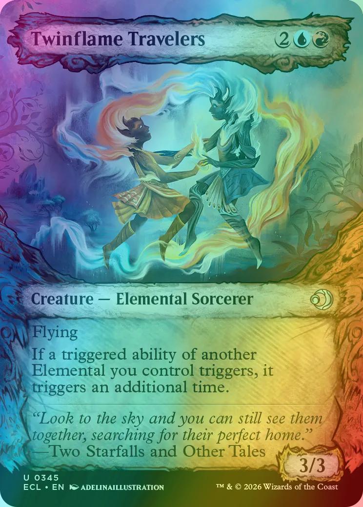 Twinflame Travelers [345] [Fable Frame] [Lorwyn Eclipsed] [Foil]