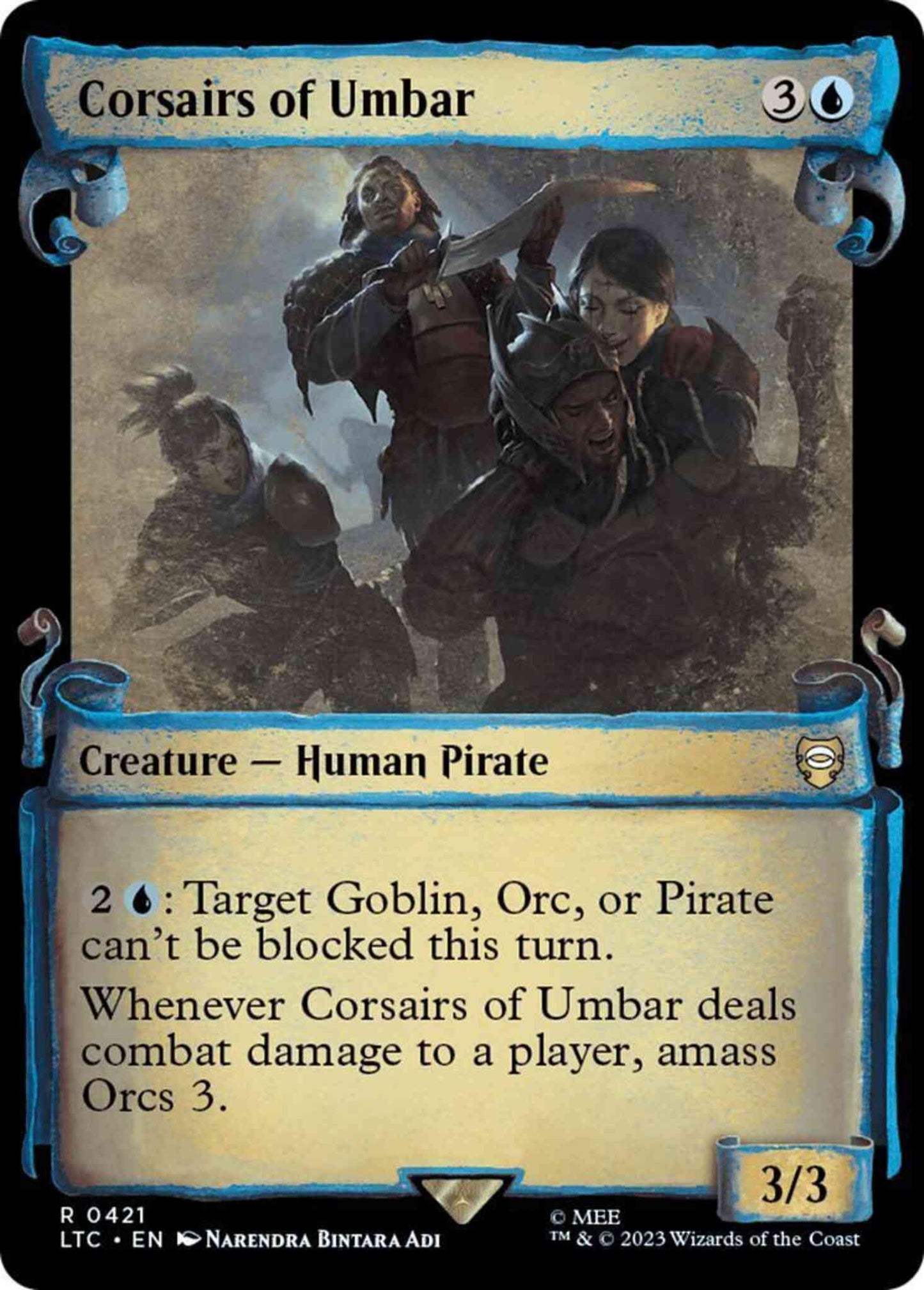 Corsairs of Umbar [421] [Scrolls Showcase] [The Lord of the Rings: Tales of Middle-earth: Commander] [Non-Foil]