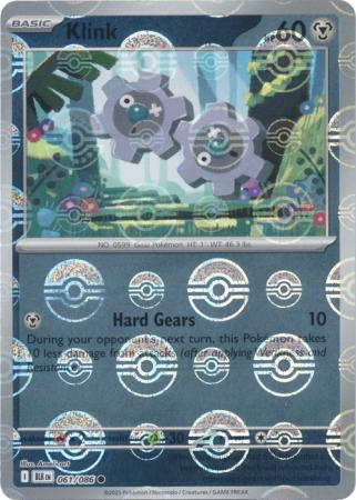 Klink - Poké Ball Pattern - 061/086 - Common [sv105b-061] [Reverse Holo]