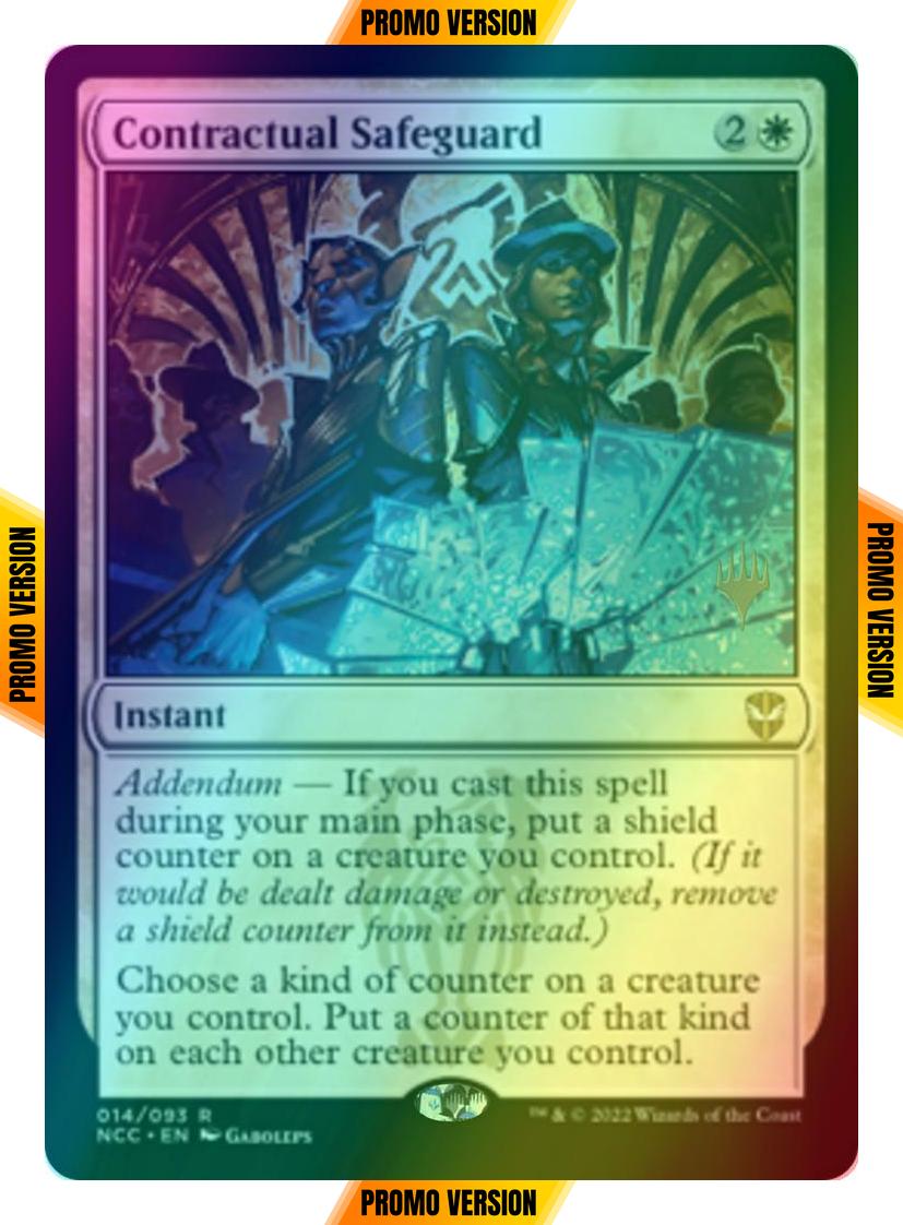 Contractual Safeguard [Promo Pack] [14p] [Streets of New Capenna: Commander: Promos] [Foil]