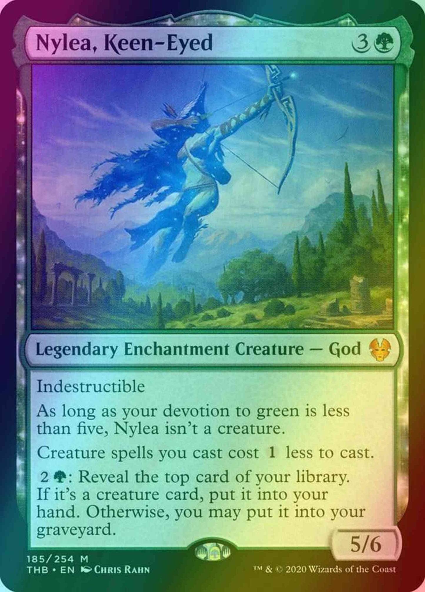 Nylea, Keen-Eyed [185] [Theros Beyond Death] [Foil]