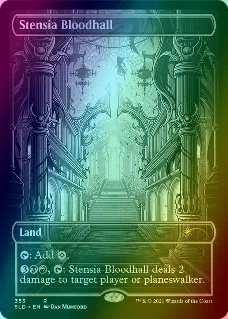 Stensia Bloodhall [0353] [Eternal Night Showcase] [Showcase: Midnight Hunt] [Secret Lair Drop] [Foil]