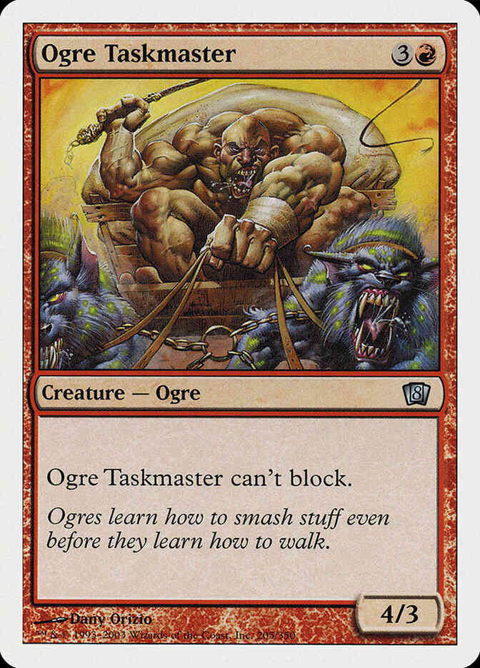 Ogre Taskmaster [205] [Eighth Edition] [Non-Foil]