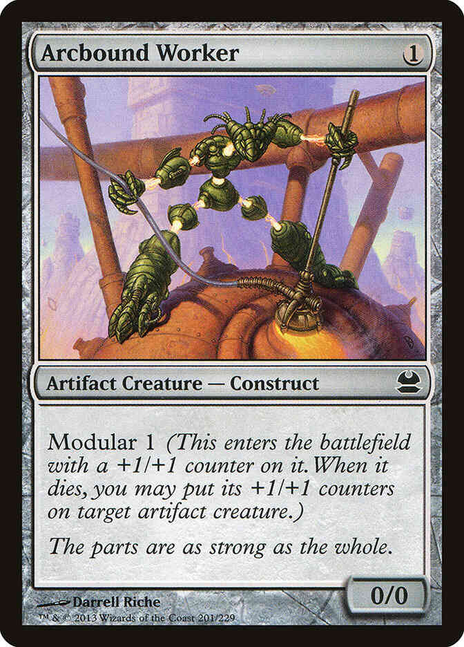 Arcbound Worker [201] [Modern Masters] [Non-Foil]