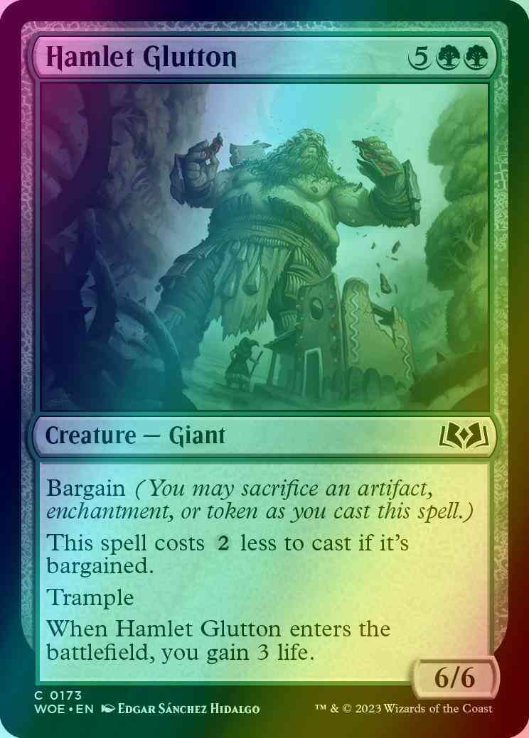 Hamlet Glutton [173] [Wilds of Eldraine] [Foil]