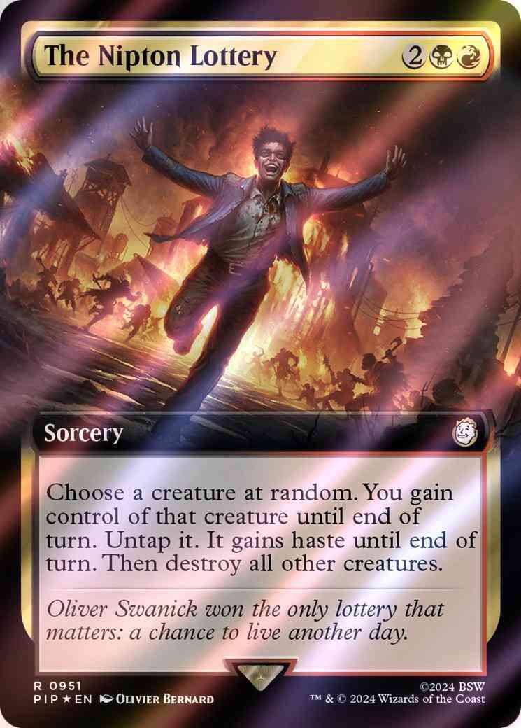 The Nipton Lottery [951] [Extended Art] [Fallout] [Surge Foil]