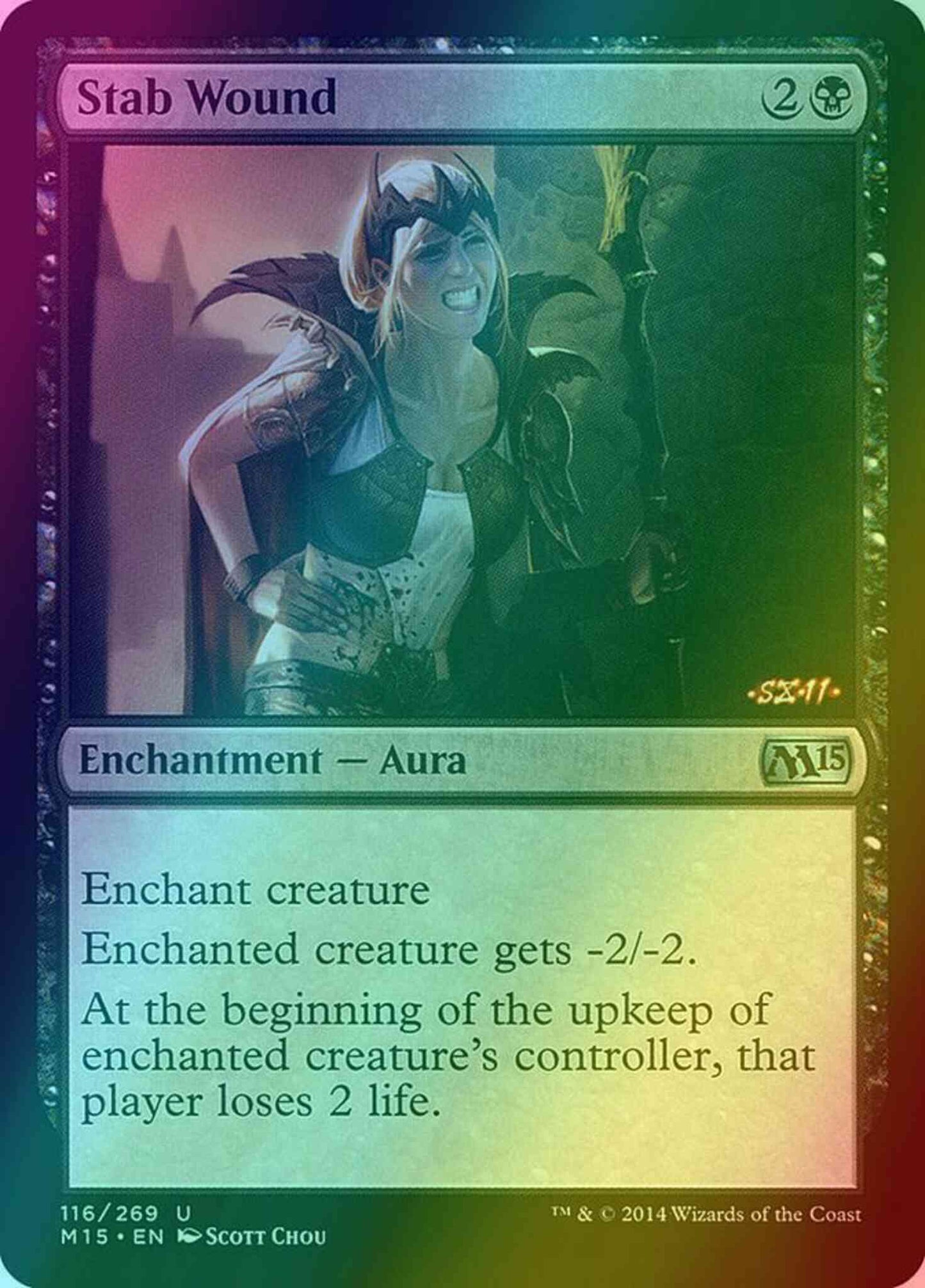 Stab Wound [116] [Magic 2015] [Foil]