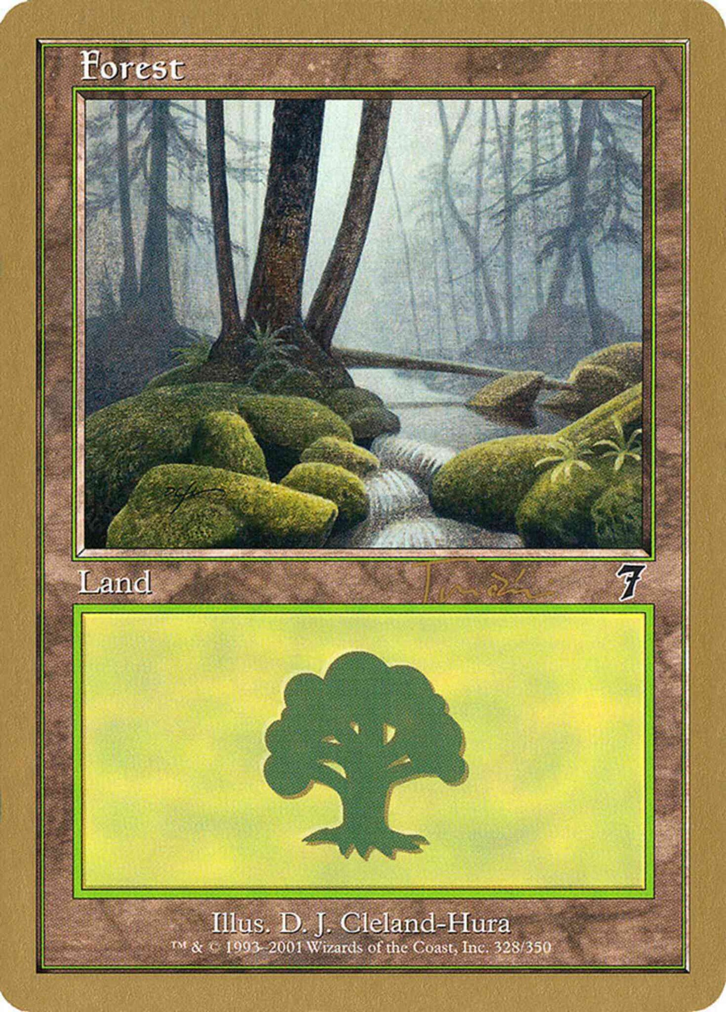 Forest [jt328] [328] [World Championship Decks 2001] [Non-Foil]