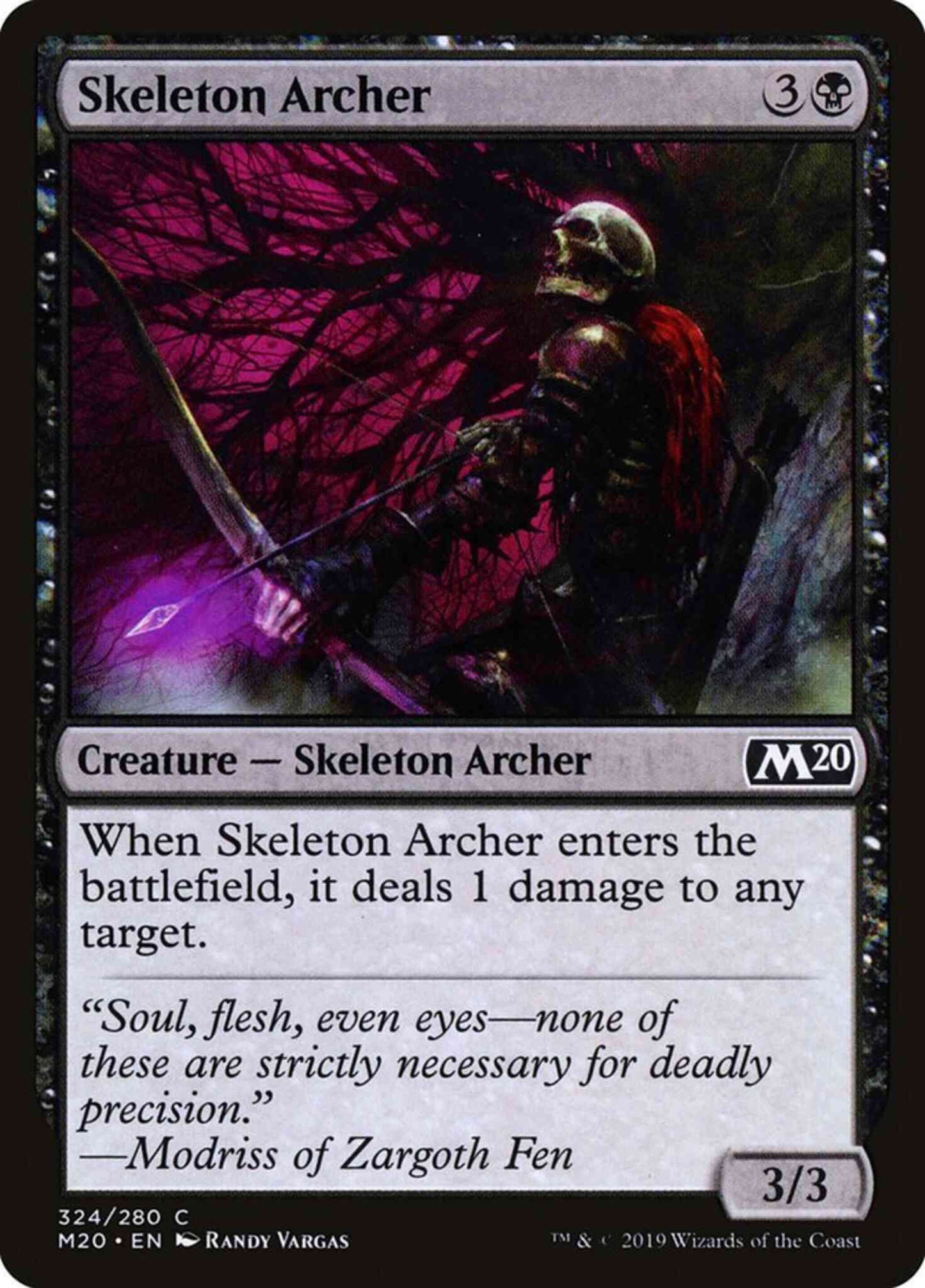 Skeleton Archer [324] [Welcome Deck Exclusive] [Core Set 2020] [Non-Foil]