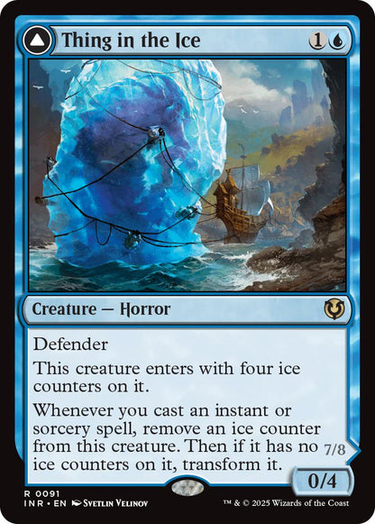 Thing in the Ice // Awoken Horror [91] [Innistrad Remastered] [Non-Foil]