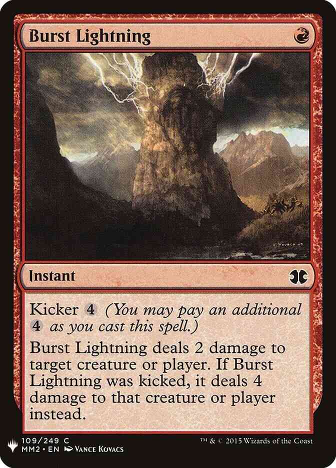 Burst Lightning [MM2-109] [The List] [Non-Foil]