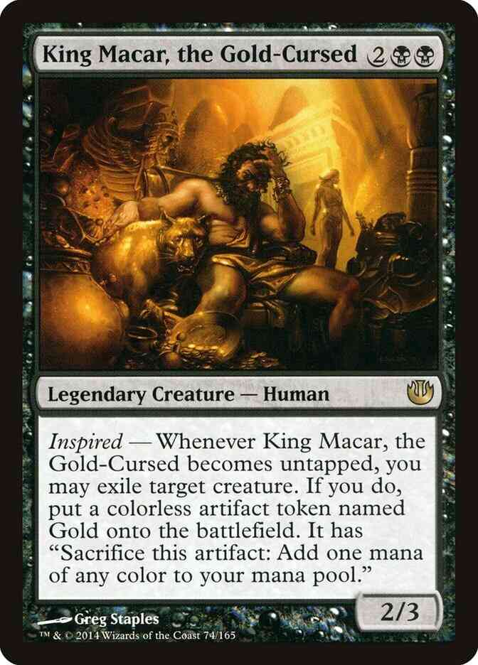 King Macar, the Gold-Cursed [74] [Journey into Nyx] [Non-Foil]
