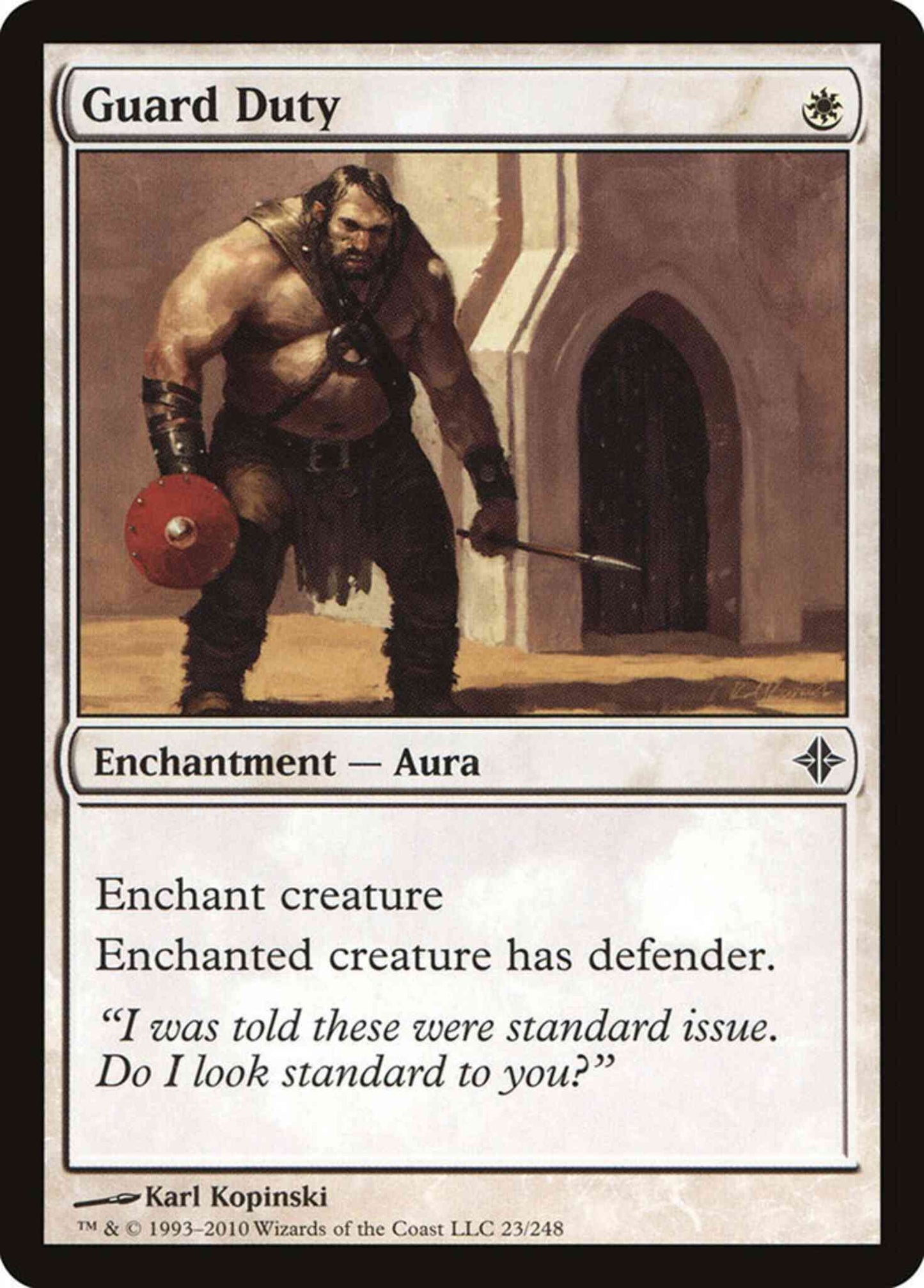 Guard Duty [23] [Rise Of The Eldrazi] [Non-Foil]