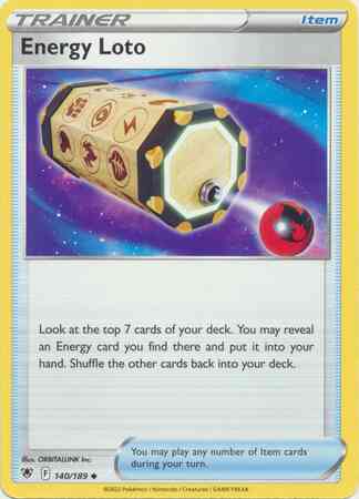Energy Loto - 140/189 - Uncommon [swsh10-140] [Non-Holo]