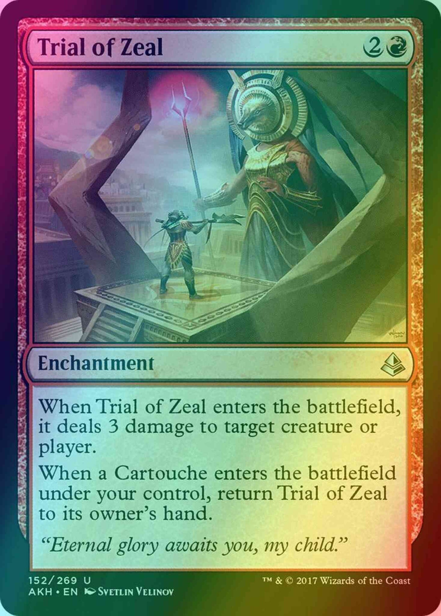 Trial of Zeal [152] [Amonkhet] [Foil]