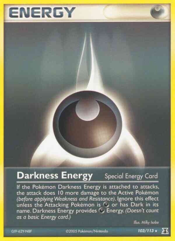 Darkness Energy - 103/113 - Rare [ex11-103] [Reverse Holo]