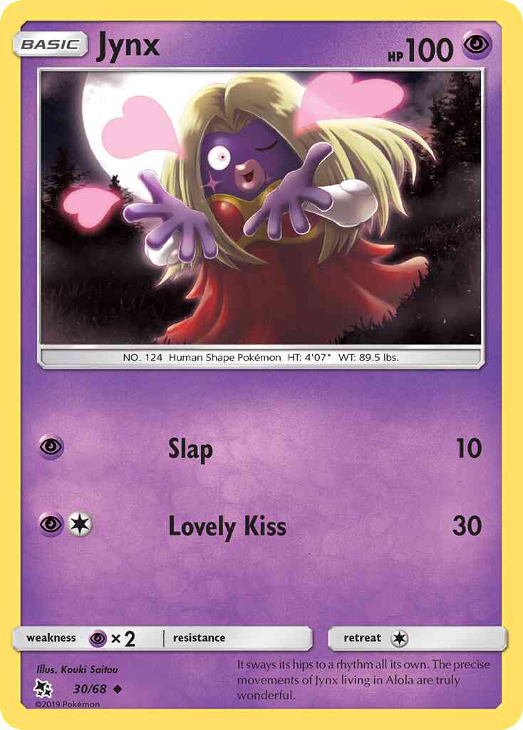 Jynx - 30/68 - Uncommon [sm115-30] [Reverse Holo]