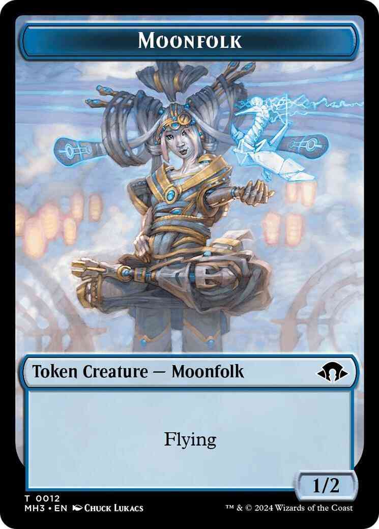 Moonfolk Token [12] [Modern Horizons 3: Tokens] [Non-Foil]