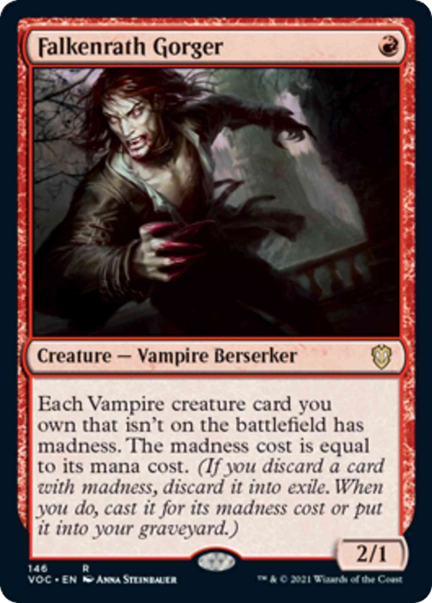 Falkenrath Gorger [146] [Innistrad: Crimson Vow: Commander] [Non-Foil]