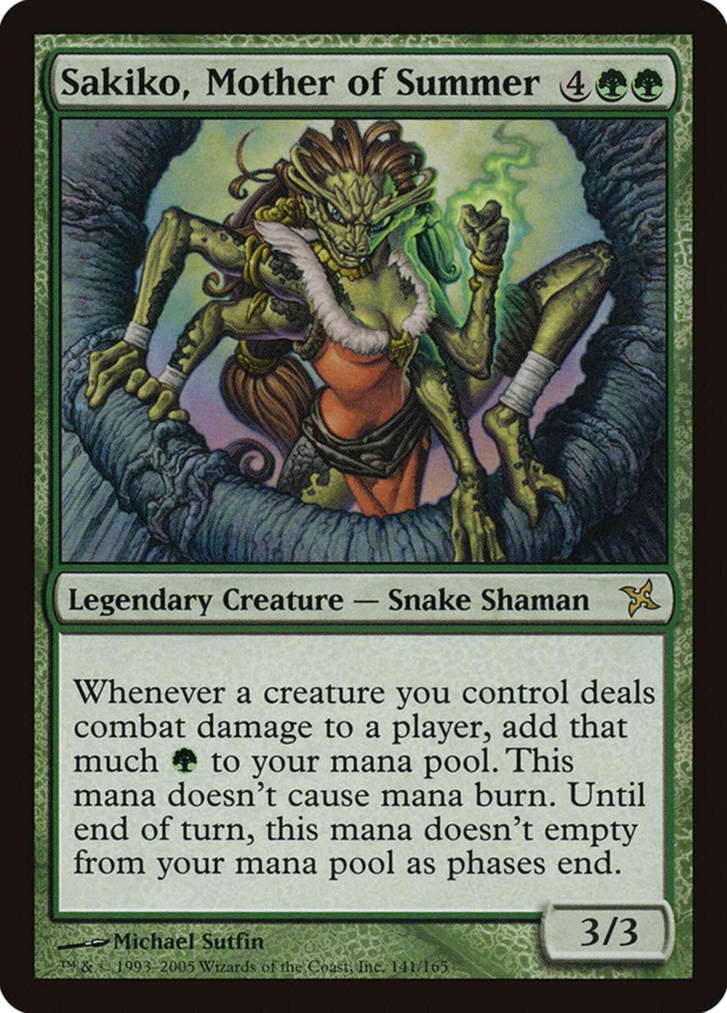 Sakiko, Mother of Summer [141] [Betrayers of Kamigawa] [Non-Foil]