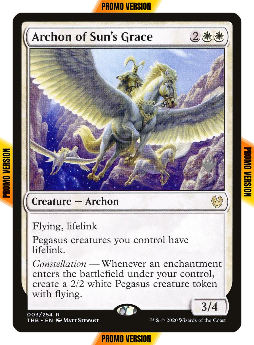 Archon of Sun's Grace [3p] [Promo Pack] [Theros Beyond Death Promos] [Non-Foil]