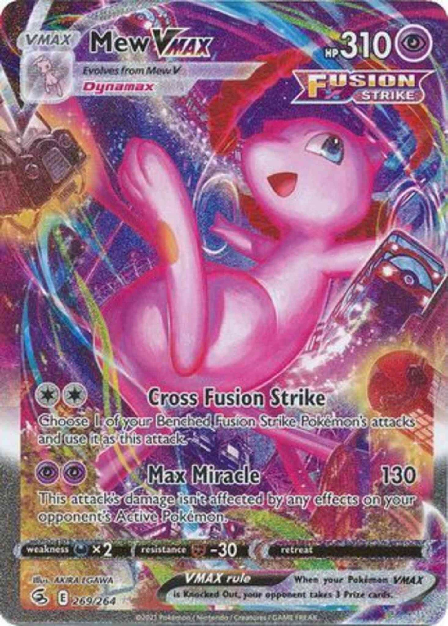 Mew VMAX - 269/264 - Rare Secret [SWSH8-269] [Secret]