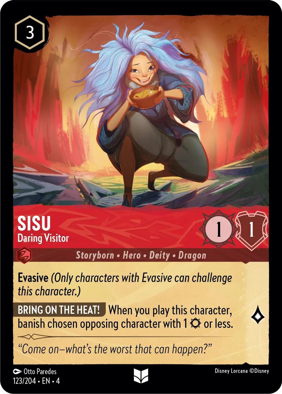 Sisu - Daring Visitor - 123/204 [Ursula's Return] [Cold Foil]