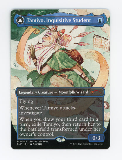 Tamiyo, Inquisitive Student // Tamiyo, Seasoned Scholar — Borderless — ID 18661