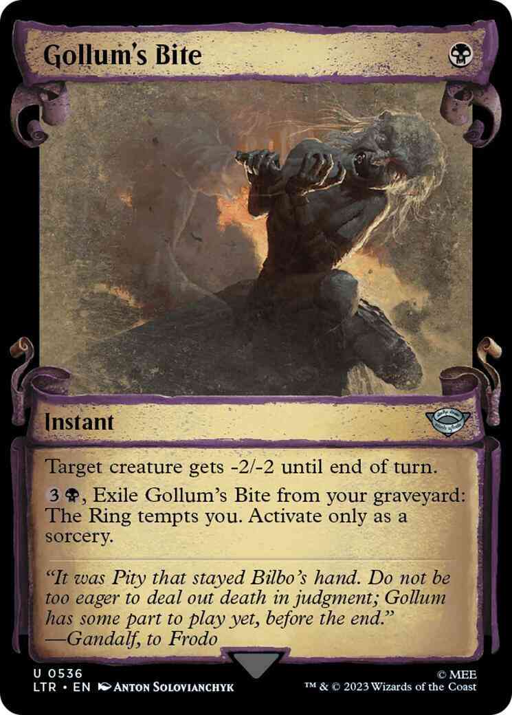 Gollum's Bite [536] [Scrolls Showcase] [The Lord of the Rings: Tales of Middle-earth] [Non-Foil]