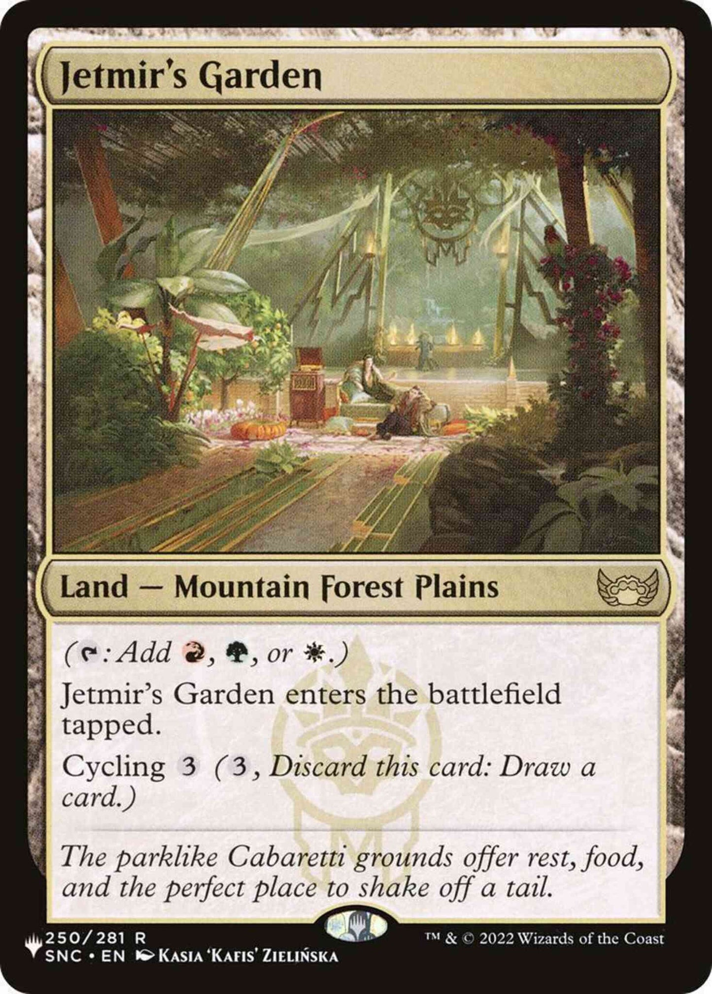 Jetmir's Garden [SNC-250] [The List] [Non-Foil]