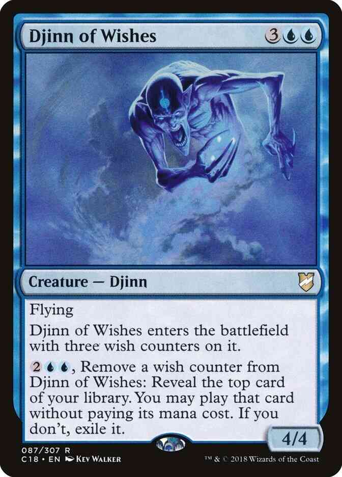 Djinn of Wishes [87] [Commander 2018] [Non-Foil]