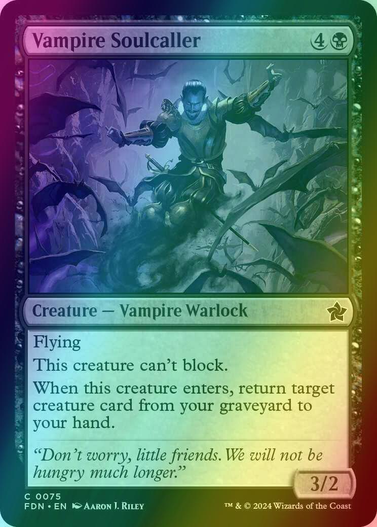 Vampire Soulcaller [75] [Foundations] [Foil]
