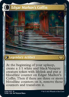Edgar, Charmed Groom // Edgar Markov's Coffin [236] [Innistrad: Crimson Vow] [Non-Foil]