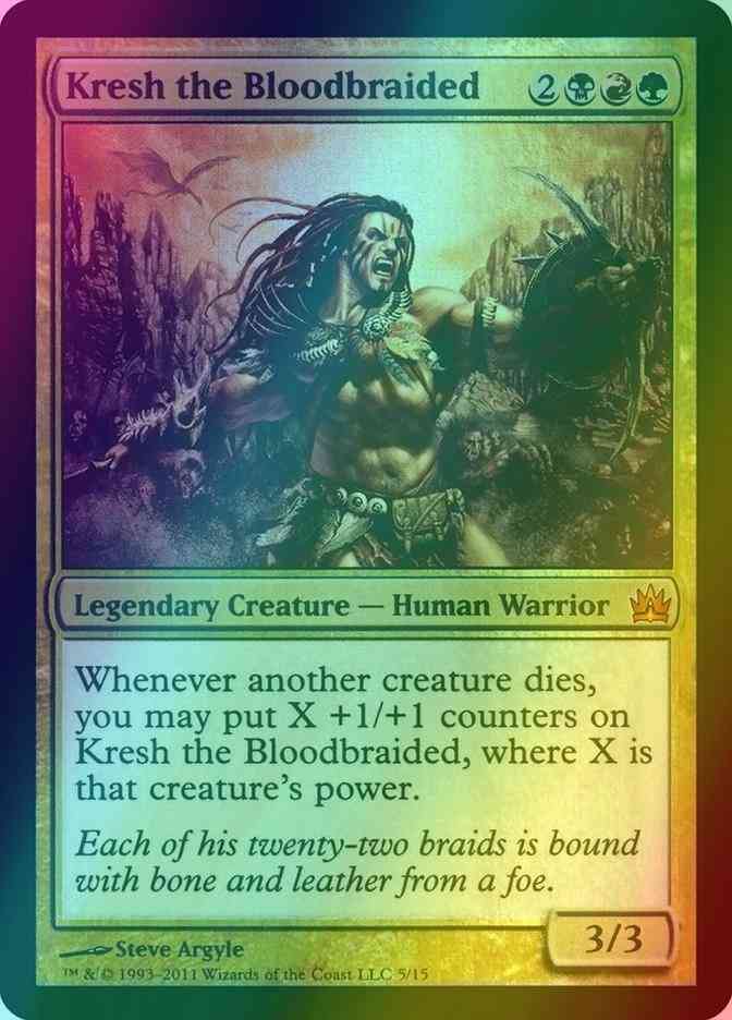 Kresh the Bloodbraided [5] [From the Vault: Legends] [Foil]