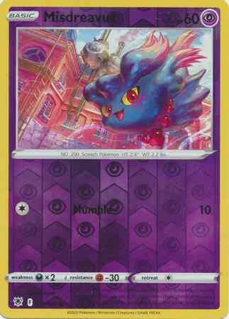 Misdreavus - 058/189 - Common [swsh10-058] [Reverse Holo]