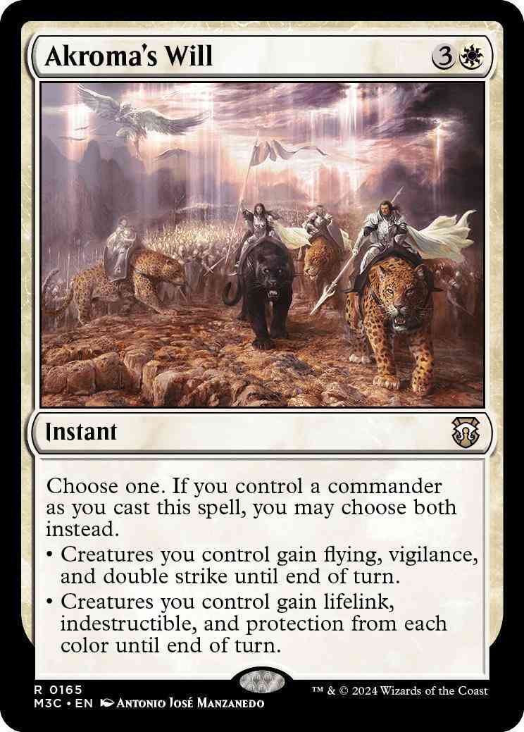 Akroma's Will [165] [Modern Horizons 3: Commander] [Non-Foil]