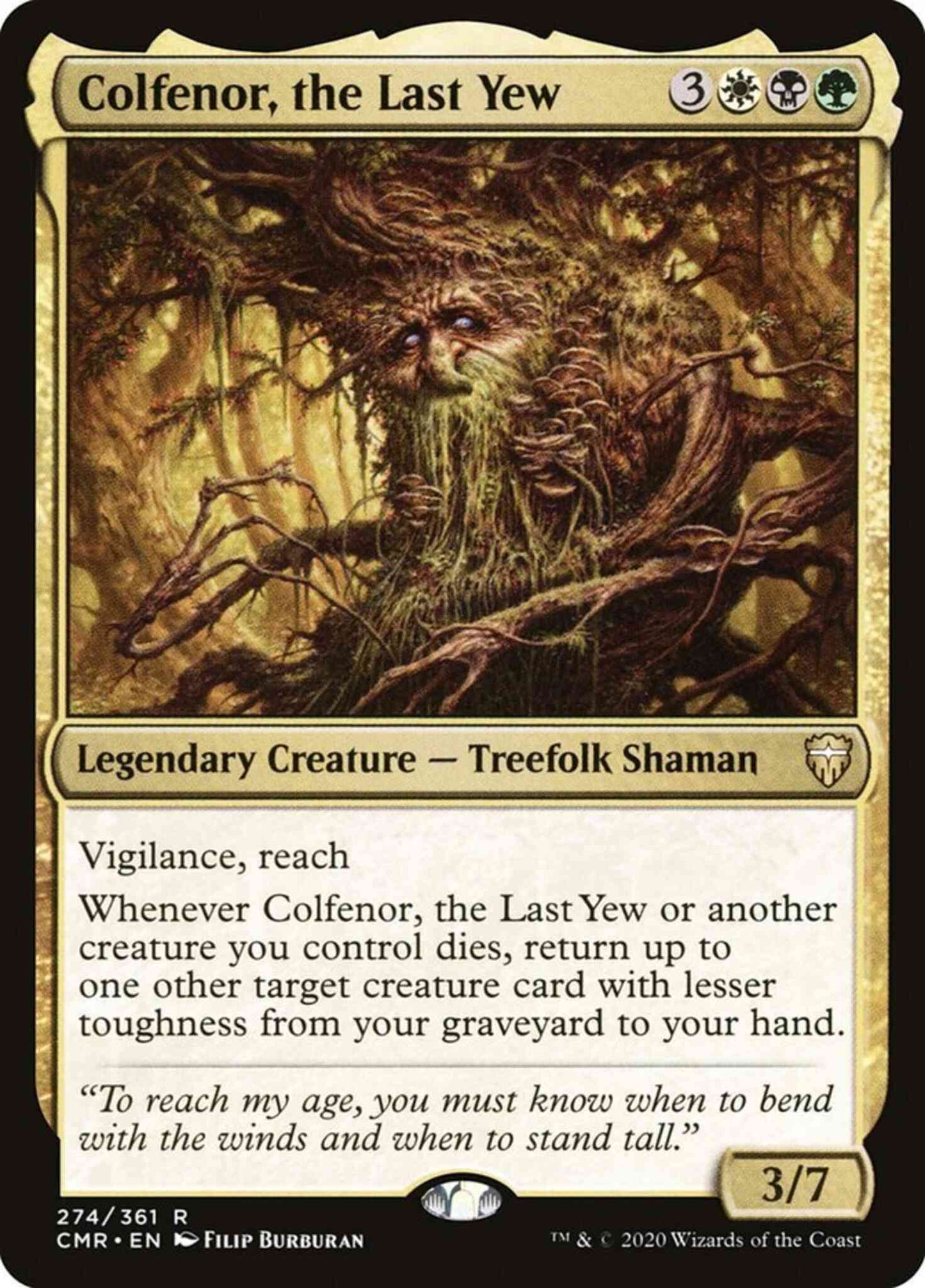 Colfenor, the Last Yew [274] [Commander Legends] [Non-Foil]
