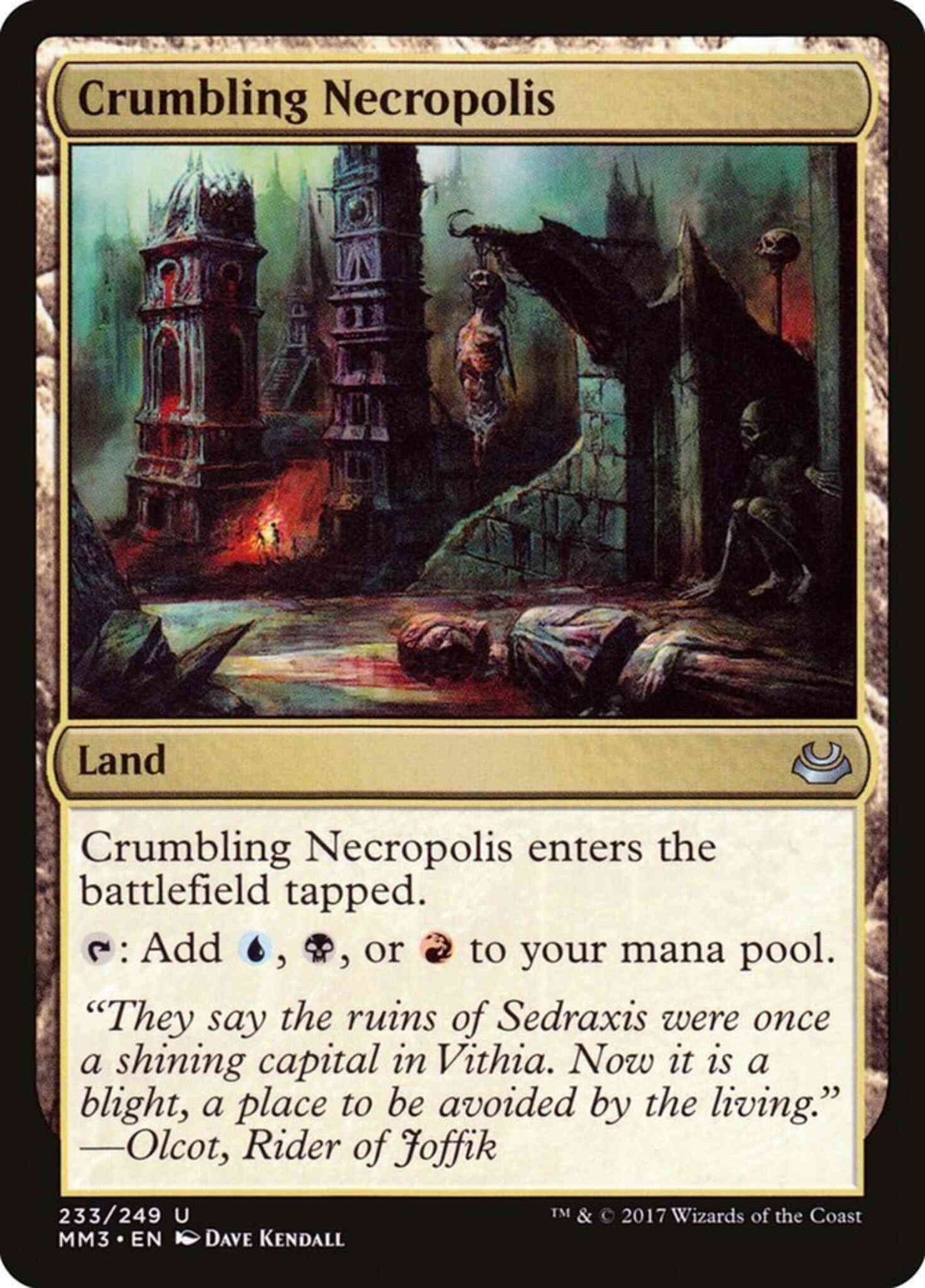 Crumbling Necropolis [233] [Modern Masters 2017] [Non-Foil]
