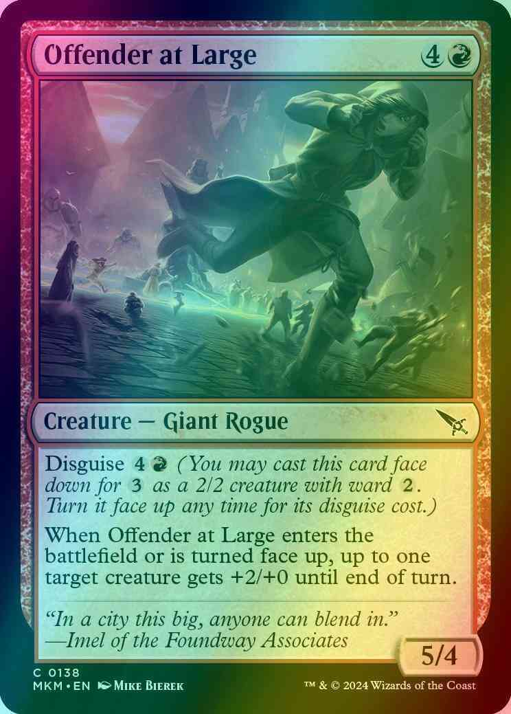 Offender at Large [138] [Murders at Karlov Manor] [Foil]