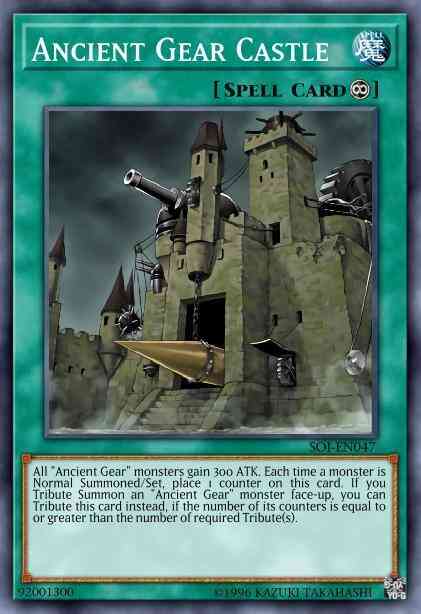 Ancient Gear Castle - SOI-EN047 - Ultimate Rare - 1st Edition