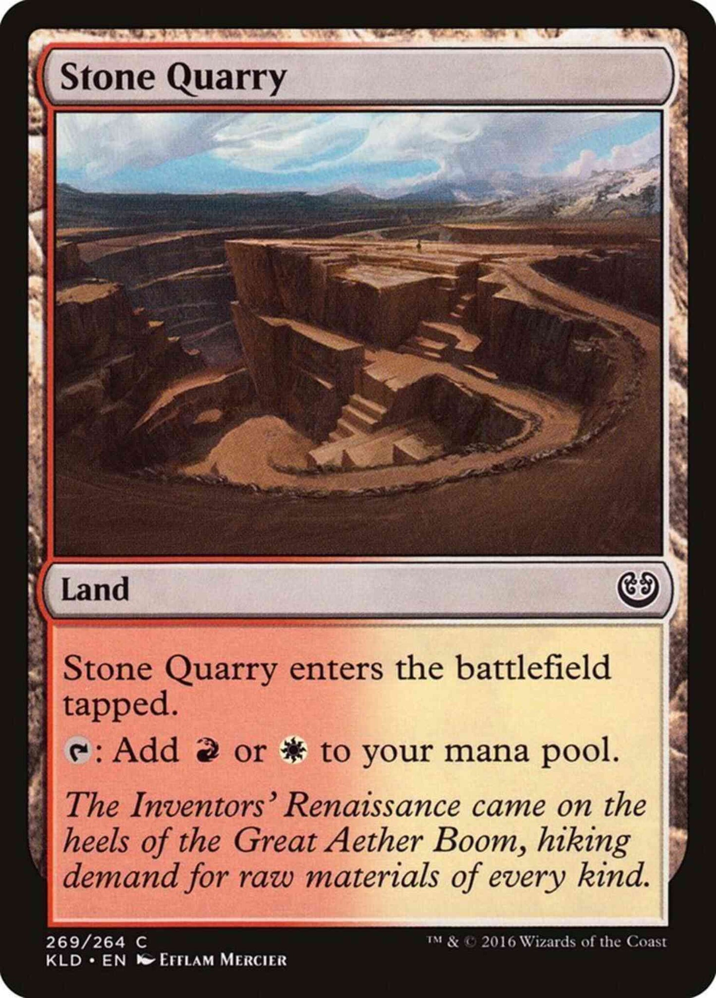 Stone Quarry [269] [Planeswalker Deck Exclusive] [Kaladesh] [Non-Foil]