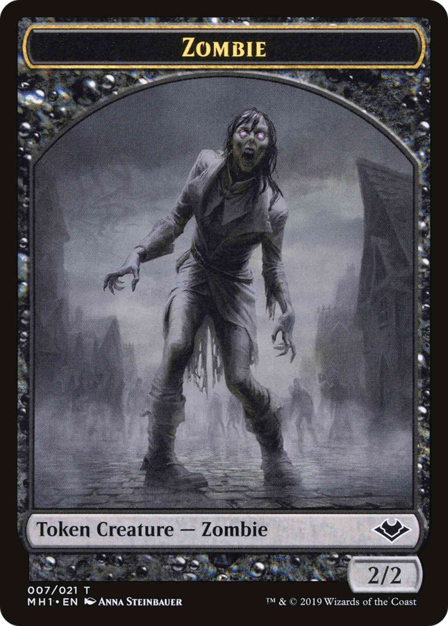 Construct Token (17) // Zombie Token (07) [Modern Horizons Tokens] [Non-Foil]