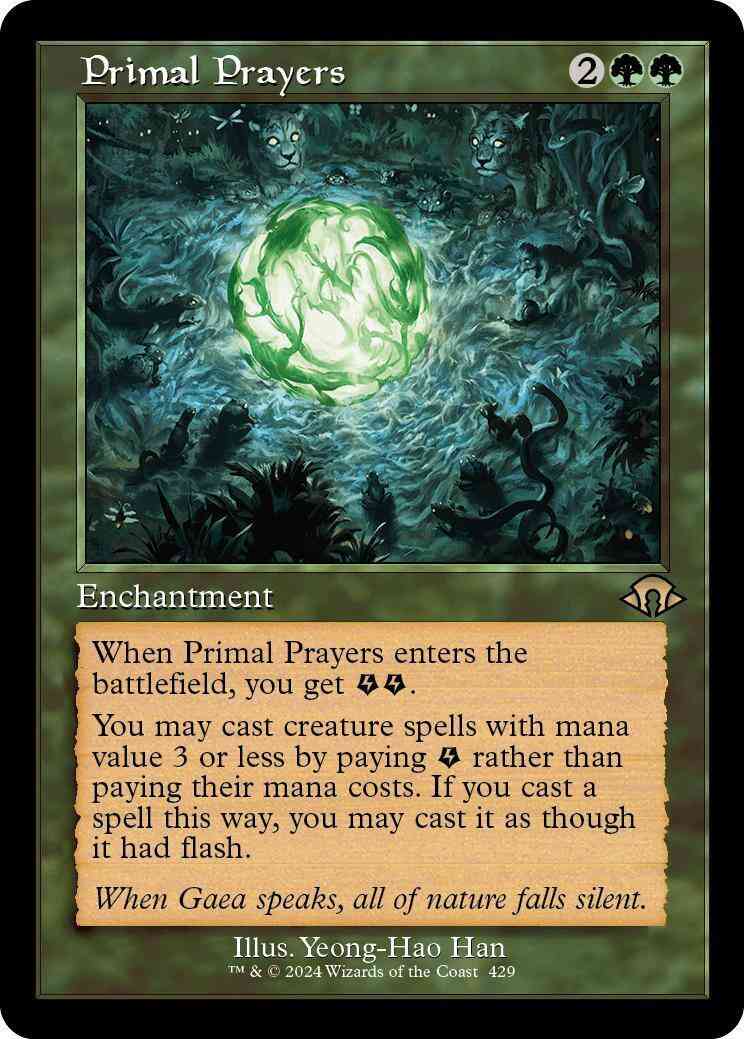 Primal Prayers [429] [Retro Frame] [Modern Horizons 3] [Non-Foil]
