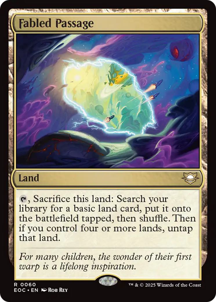 Fabled Passage [60] [Edge of Eternities: Commander] [Non-Foil]