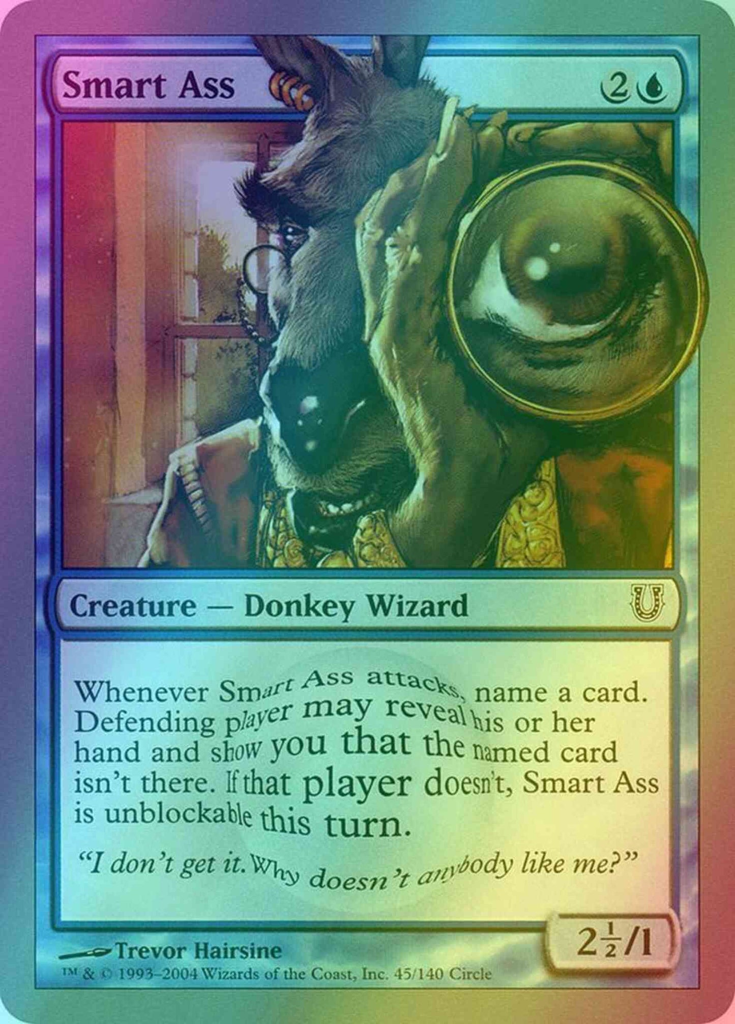 Smart Ass [45] [Unhinged] [Foil]